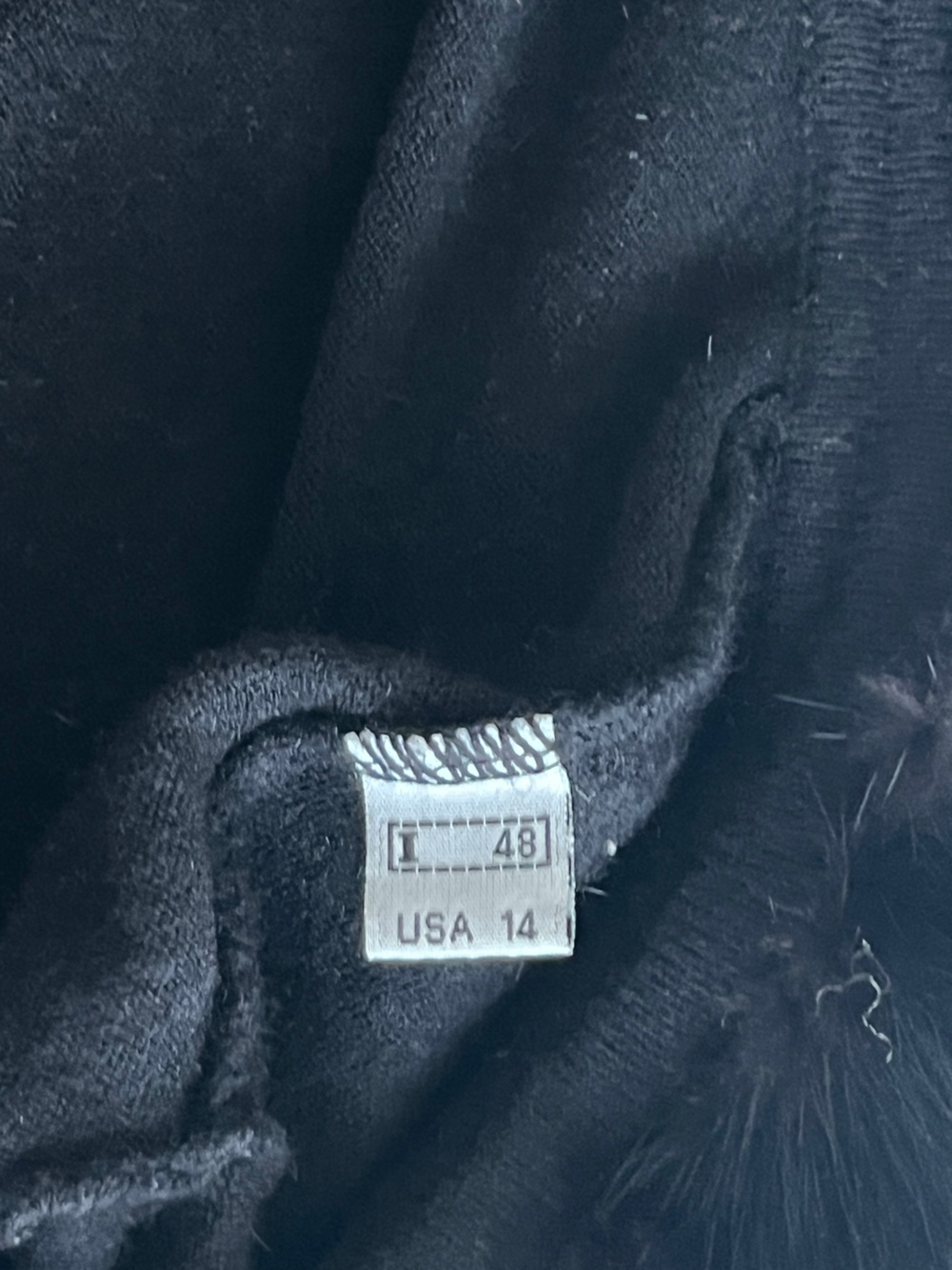 Class Roberto Cavalli Mink Fur Trim Angora Cardigan Black Italy Women’s US 14 - Picture 7 of 14